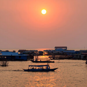 Sunset Dinner Tour: Tonle Sap Lake Floating Village